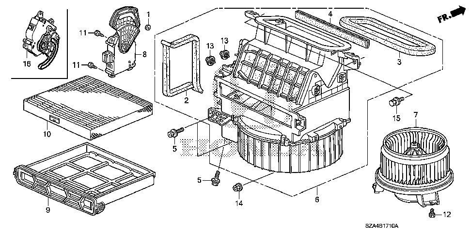 79028-STX-A01 - GASKET