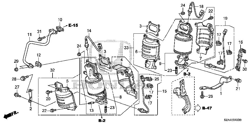 18121-5J6-A01 - COVER B, FR. PRIMARY CONVERTER