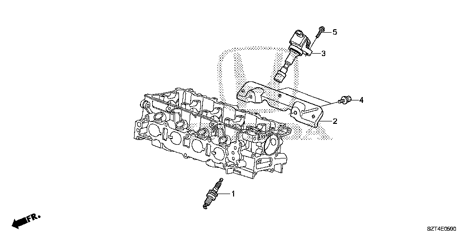 12290-RB0-J11 - SPARK PLUG (DIFR6D13) (NGK)