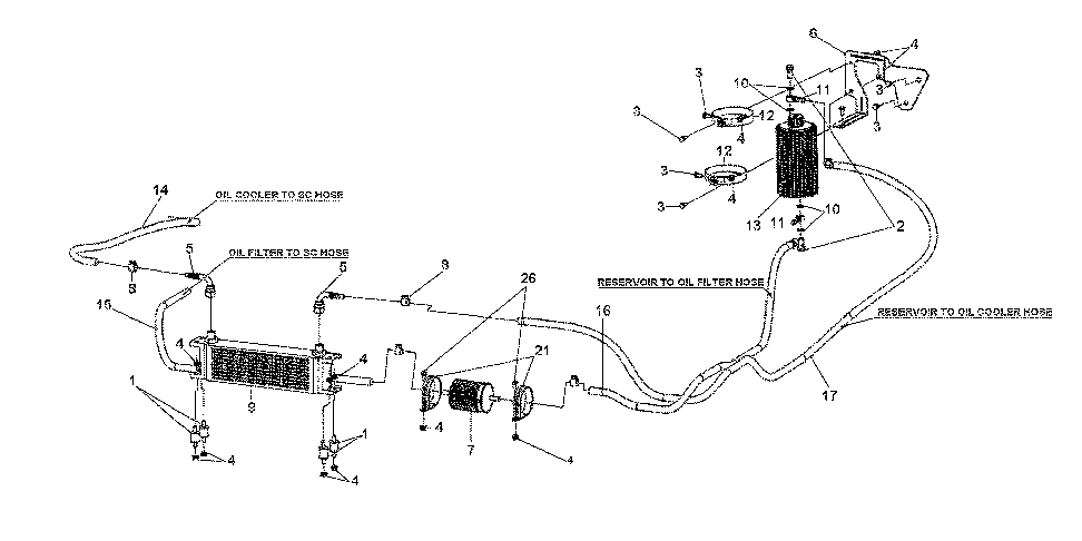 17630-F27S-A00 - KIT, TRACTION OIL HARDWARE