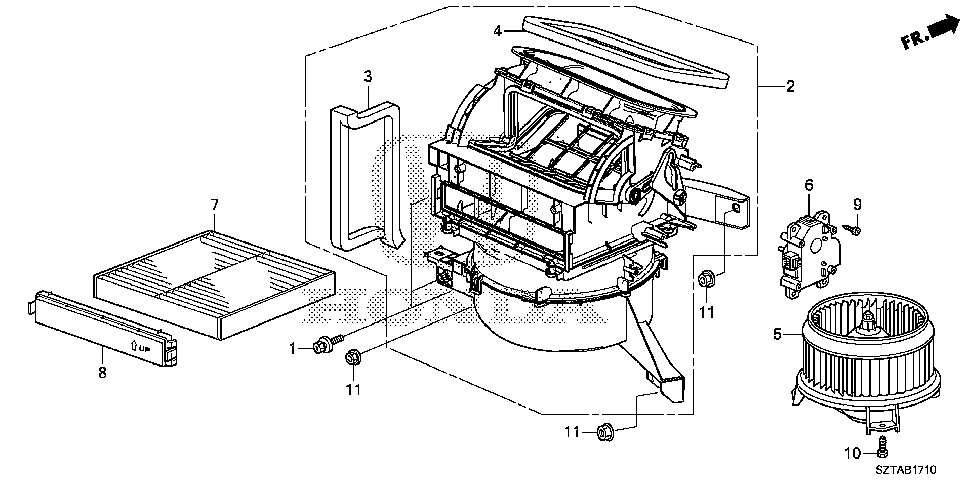 79305-SZT-A42 - BLOWER SUB-ASSY.