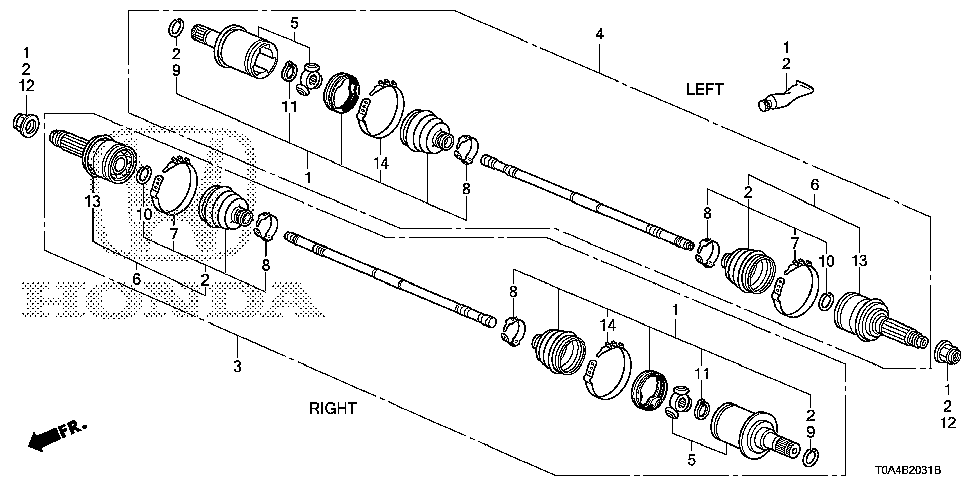 44319-T0G-A01 - SET-RING (21X1.6)