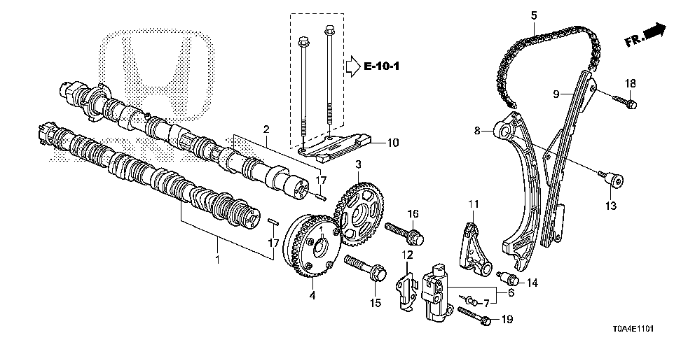 14550-5A2-A00 - ARM, CAM CHAIN TENSIONER