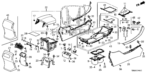 2015 accord LX 4 DOOR CVT CONSOLE (1) diagram 2015 accord LX 4 DOOR CVT CONSOLE (1) diagram