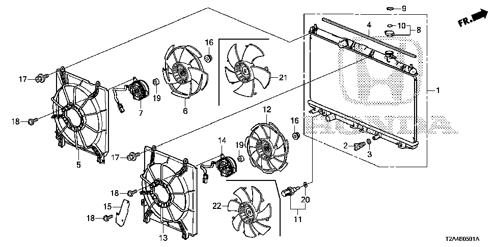 19010-5A2-A03 - RADIATOR (TOYO)