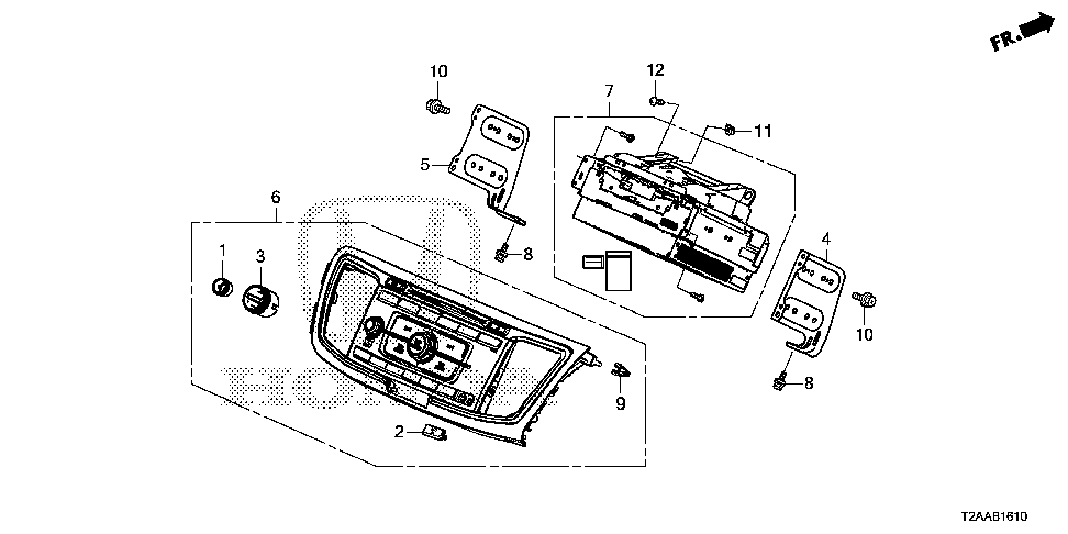 39171-T2F-A21 | TUNER UNIT (PIONEER) - Bernardi Parts Honda