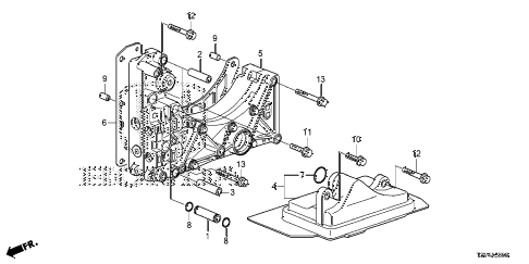 Honda online store : 2014 accord at valve body parts