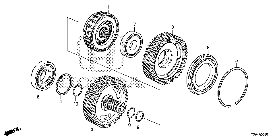 23431-5M4-000 - GEAR, OVER DRIVE