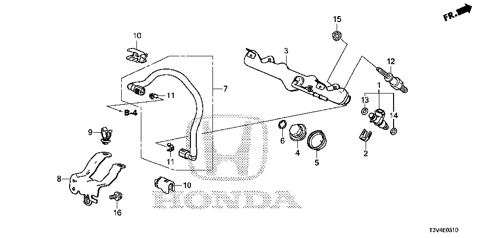 16450-5K0-A01 - INJECTOR ASSY., FUEL