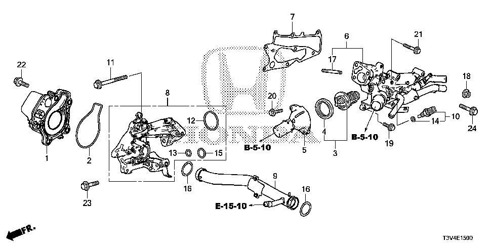 19505-5K0-A00 - PIPE ASSY., CONNECTING