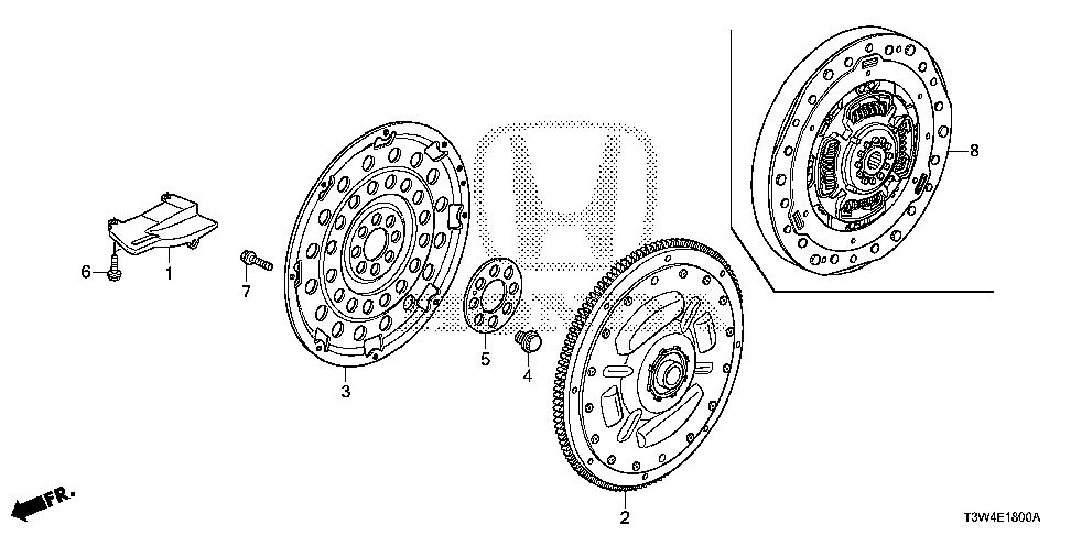 26251-5Y4-000 - PLATE, DRIVE