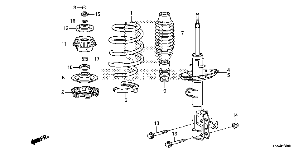 51688-T5R-A01 - SEAT, SPRING (UPPER)