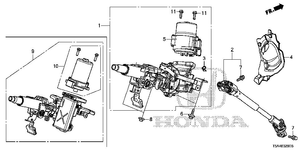 53681-T5R-A52 - MCU ASSY., EPS