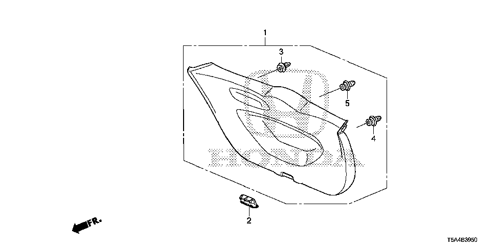 84440-T5A-J02ZA - LINING ASSY., TAILGATE (LOWER)*NH900L*(DEEP BLACK)