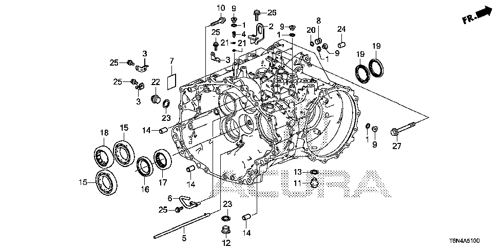 22780-58H-A00 - PIPE, DIFFERENTIAL LUBRICATIONRETURN