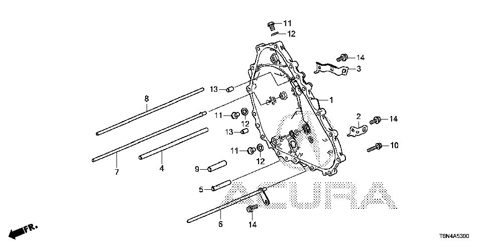 22791-58H-A00 - PIPE, MAINSHAFT LUBRICATION