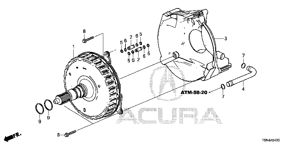 25420-58H-A01 - STRAINER ASSY. (ATF)