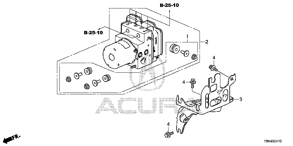 57115-T6N-A00 - BRACKET, MODULATOR