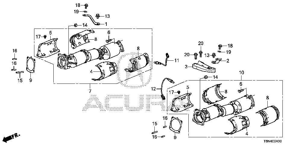 18234-58G-A01 - GASKET B, TURBOCHARGER