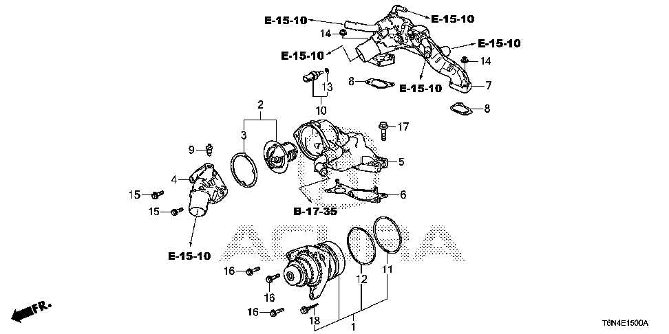 19311-58G-A00 - COVER, THERMOSTAT