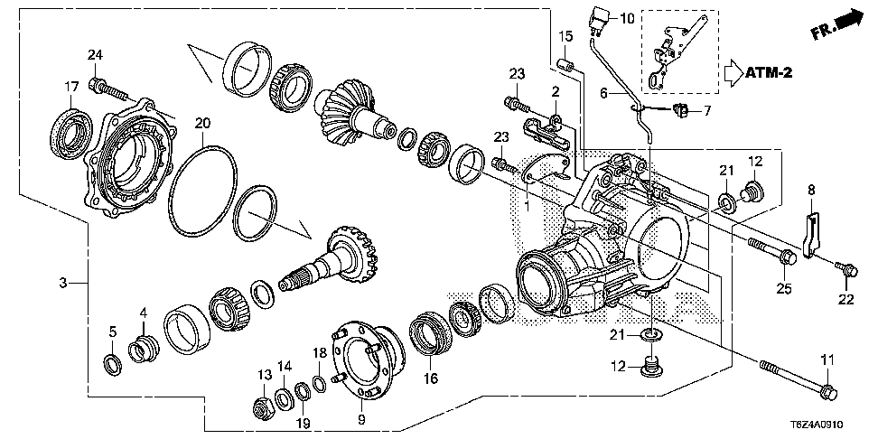 29000-6F4-A00 - TRANSFER ASSY.