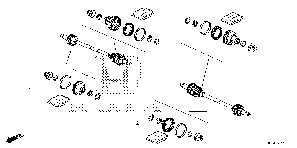 42018-TZ6-A11 - BOOT SET, OUTBOARD (GKN)