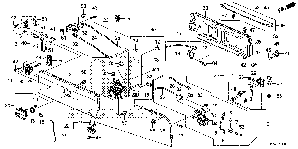 90107-T6Z-A10 - SCREW, TAPPING SHOULDER (4X20)