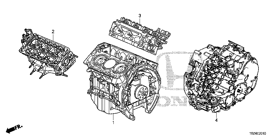 10004-5MJ-A00 - GENERAL ASSY., FR. CYLINDER HEAD