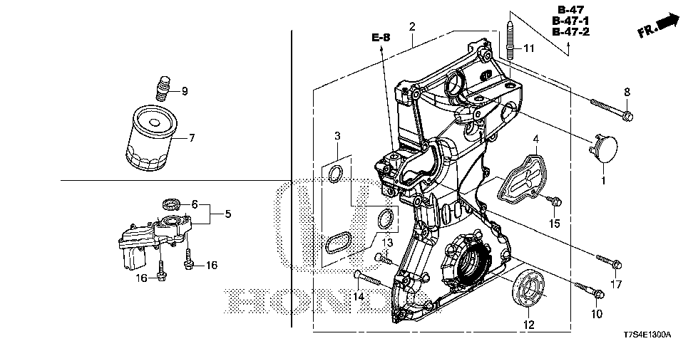 15220-51B-H01 - STRAINER, OIL