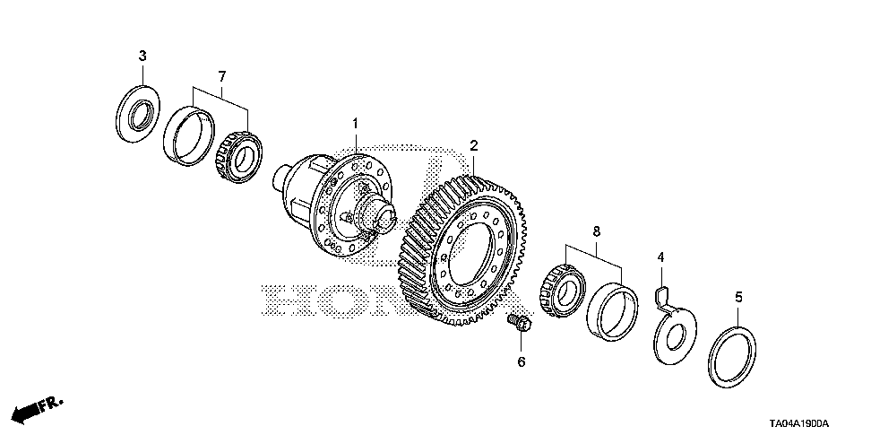 41100-R97-003 - DIFFERENTIAL ASSY.