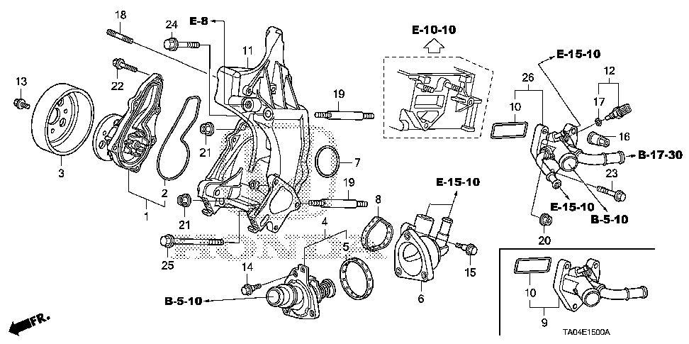 19320-R40-A01 - CASE, THERMOSTAT (NIPPON THERMOSTAT)
