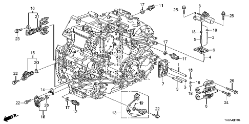 Honda online store : 2012 accord at sensor - solenoid (v6) parts