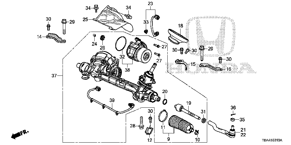 53651-TBA-A11 - MOTOR (EPS)(SERVICE)