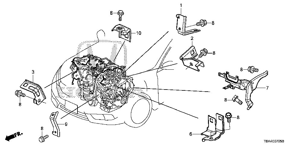 32745-59B-000 - STAY, TURBOCHARGER JOINT