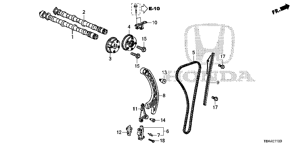 14110-5PA-A00 - CAMSHAFT, IN.