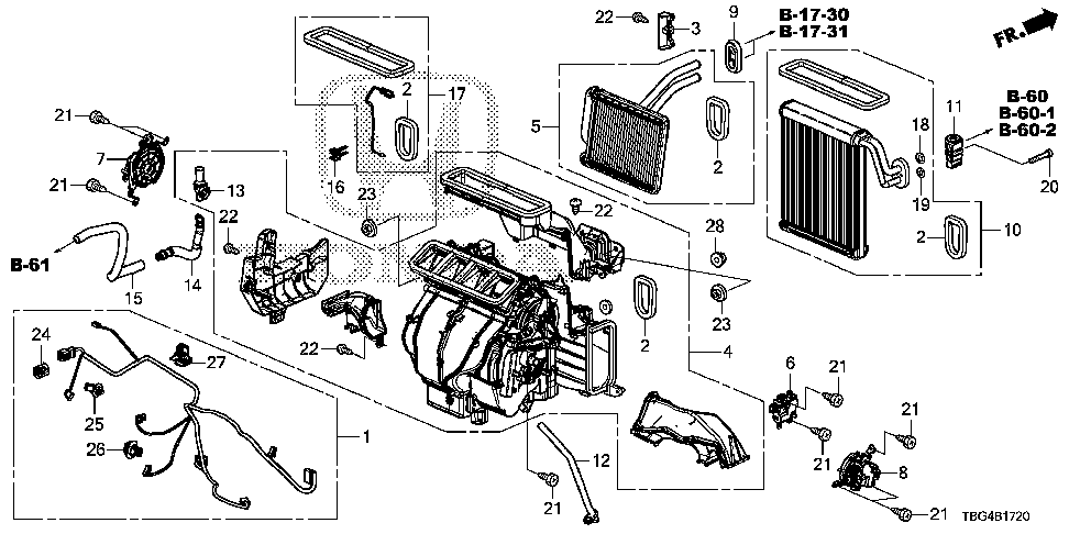79106-TBH-A32 - HEATER SUB-ASSY.