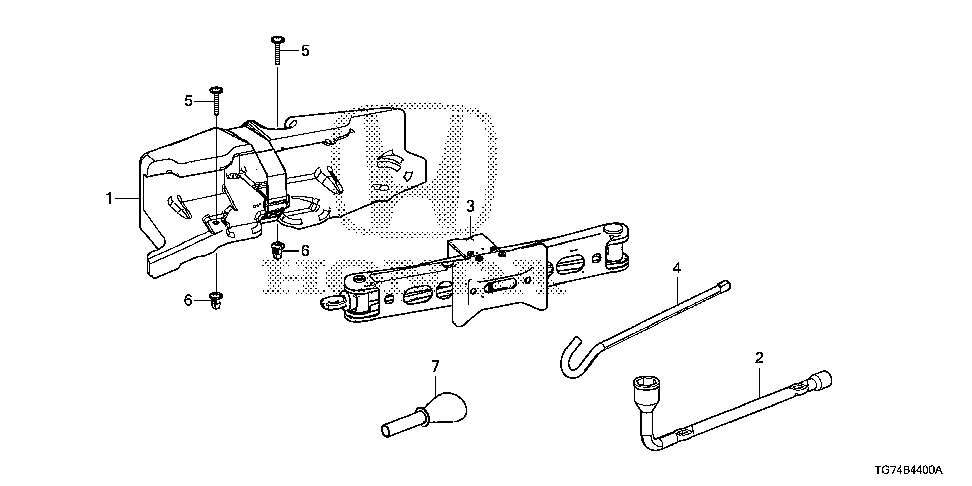 89211-TG7-A01 - WRENCH, WHEEL
