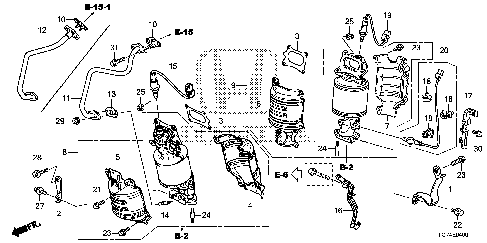 18716-RLV-A01 - GASKET A, EGR PIPE