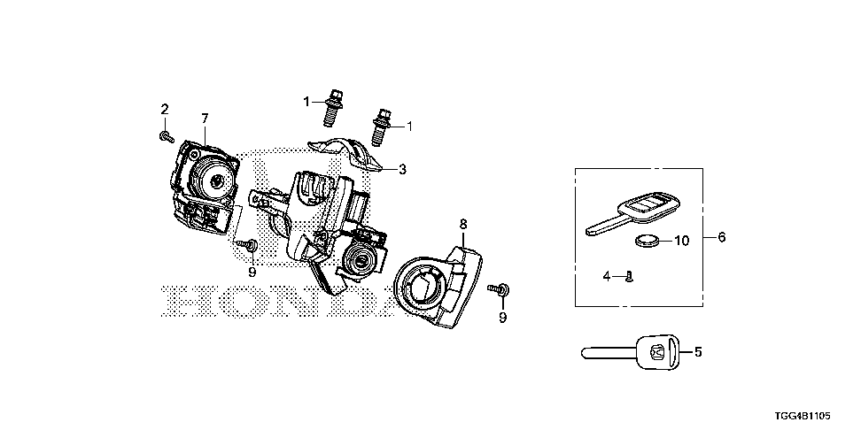 35130-T5A-J01 - SWITCH, STEERING