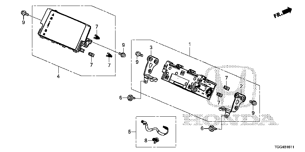 39101-TGG-A12 - AUDIO UNIT (MITSUBISHI)