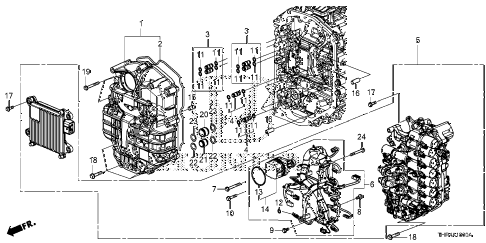 2022 odyssey ELITE(HPPG 10AT) 5 DOOR XAT AT HYDRAULIC CONTROL (10AT) diagram