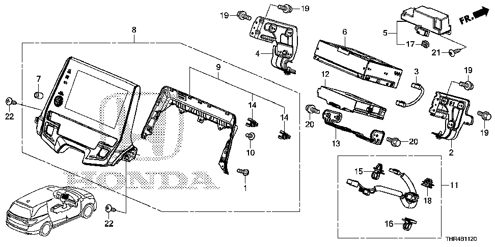 39712-THR-A01 - SCREW (M2.6X6)