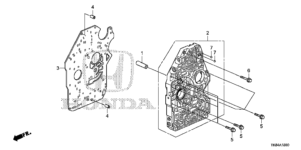 27112-RT4-000 - PLATE, MAIN SEPARATING