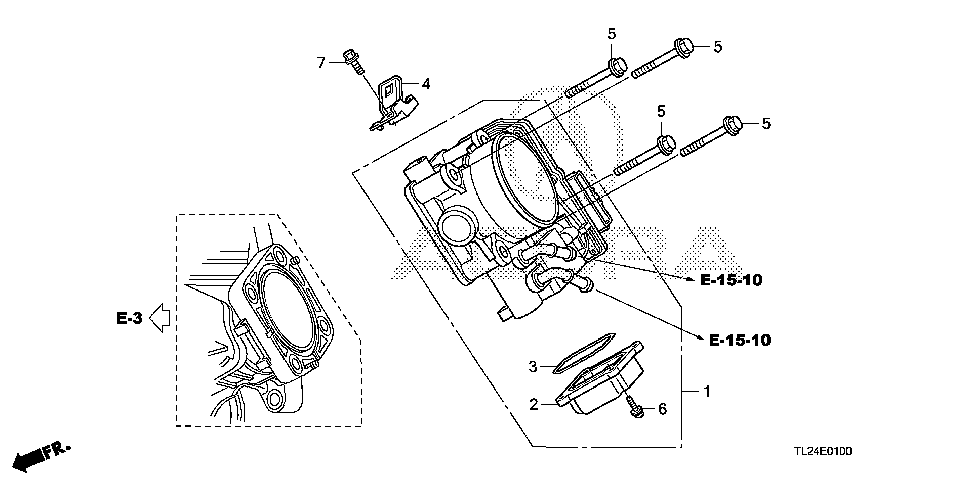 32745-R40-A00 - STAY, ENGINE HARNESS