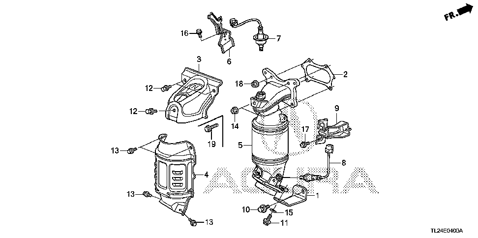 32742-R40-A00 - STAY, ENGINE HARNESS