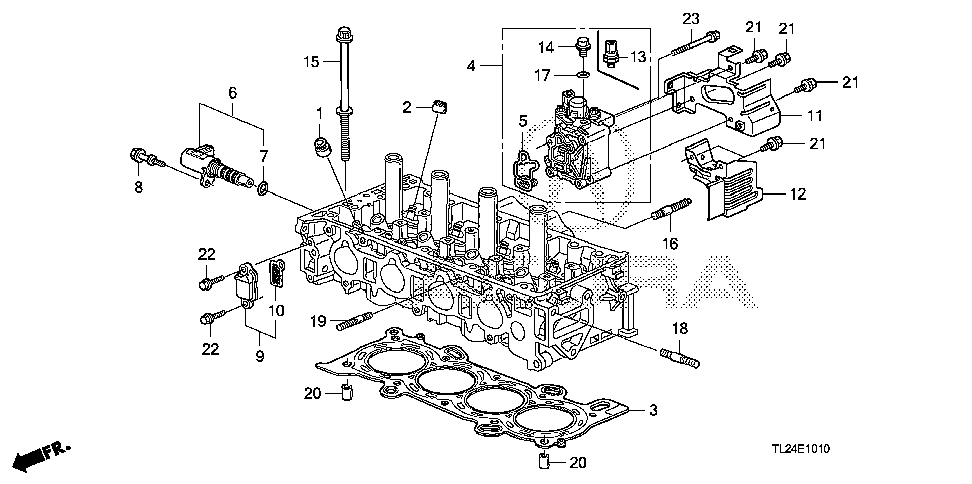 12251-R40-A01 - GASKET, CYLINDER HEAD (NIPPON LEAKLESS)