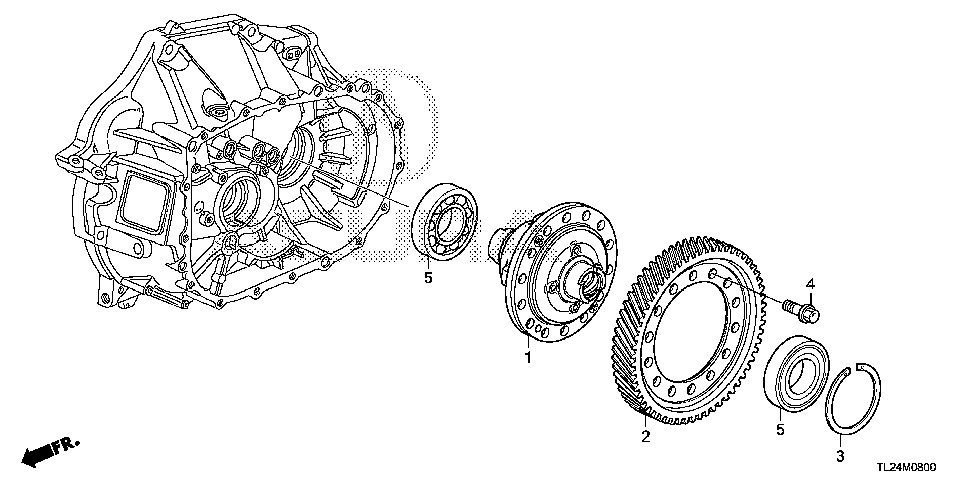 41100-RM5-000 - DIFFERENTIAL ASSY.