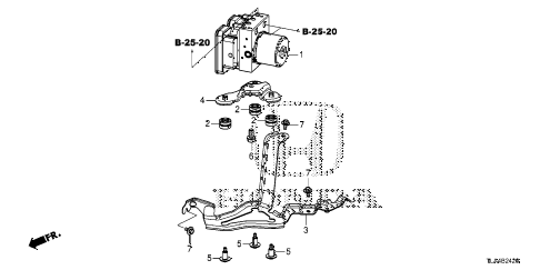 Honda online store : 2018 crv vsa modulator parts