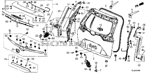 Honda Cr V Body Parts Diagram