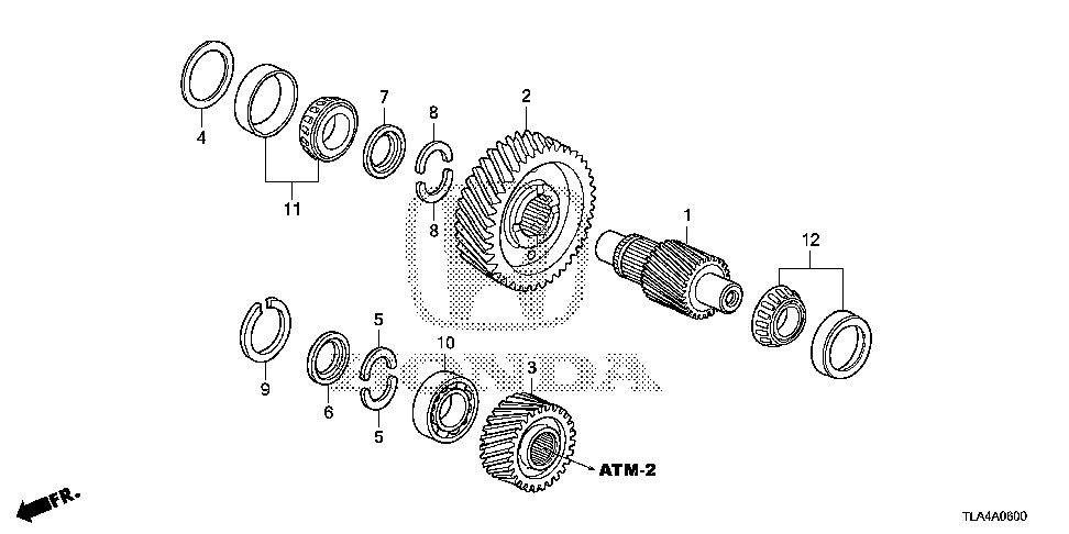 23220-5LJ-010 - SHAFT, FINAL DRIVE